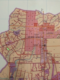 Bán đất diện tích 350m2 giá 430 triệu gần KCN Minh Hưng, Bình Phước.