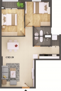 Căn hộ cityland gò vấp 3.09 tỷ 2PN DT 75m2 lầu 11 View thóang mát