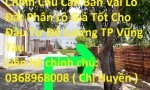 Chính Chủ Cần Bán Vài Lô Đất Phân Lô Giá Tốt Cho Đầu Tư Đô Lương TP Vũng Tàu