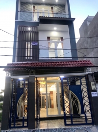 Bán nhà đang cho thuê 8 triệu/tháng, mặt tiền 12m, sổ hồng riêng, nội thất đầy đủ