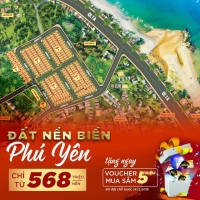 ĐẤT VÀNG BÊN TAM ĐẠI VỊNH THIÊN ĐƯỜNG SÔNG CẦU, PHÚ YÊN, GIÁ CỰC SOCK CHỈ 568 TRIỆU/ NỀN, SỔ ĐỎ TRAO TAY